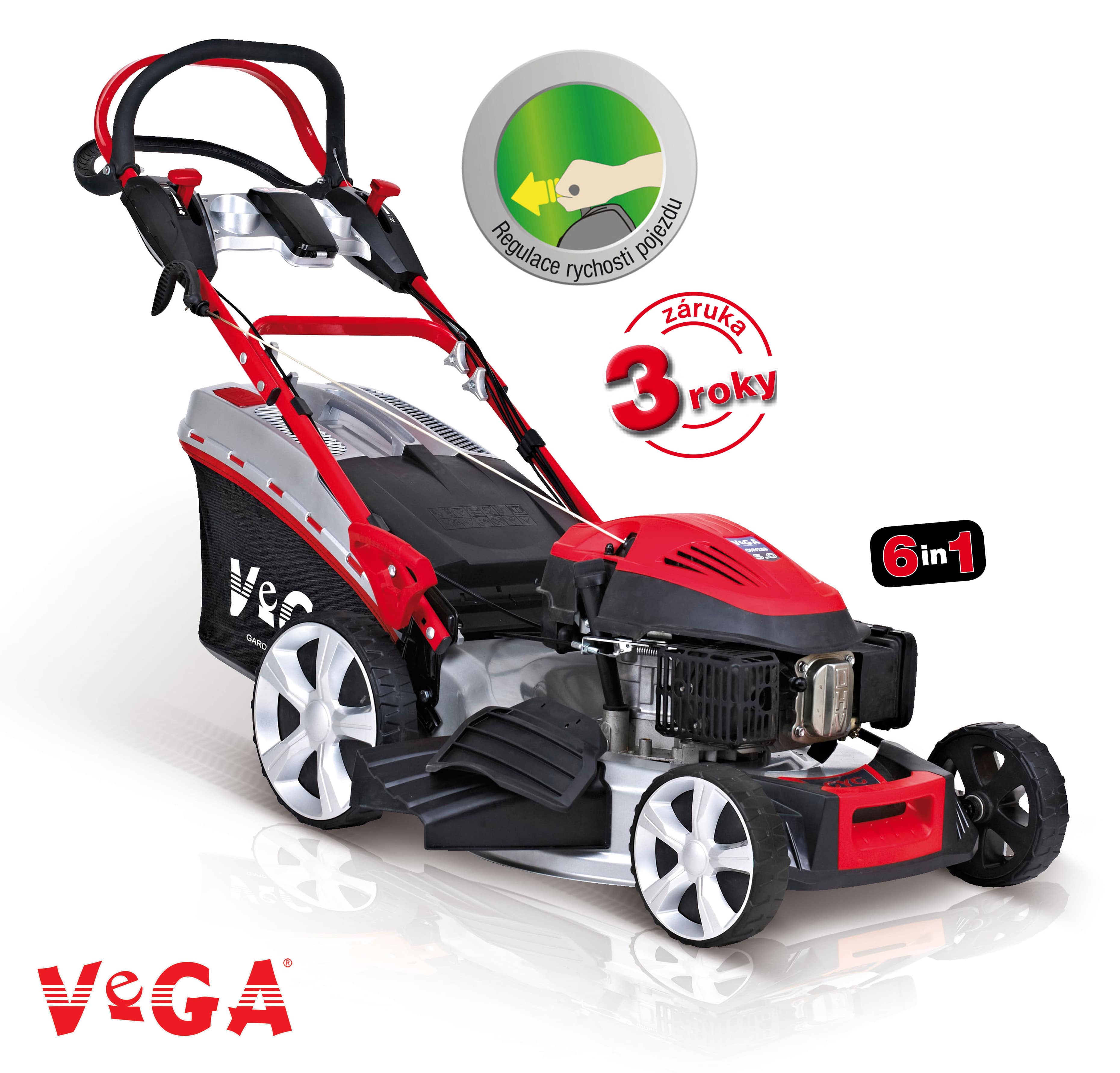 Zahradní pojezdová sekačka VeGA 545 SXH 6in1