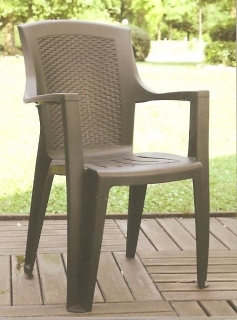 Zahradní plastová židle lux EDEN ratan