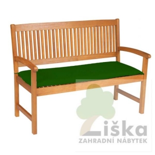 Sedák na lavici pro 3 osoby 150x45x6cm tm. zelená