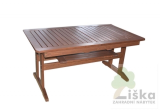 Zahradní dřevěný rozkládací stůl NETA