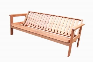 Zahradní dřevěná lavice FUTON rozkládací