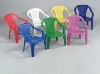 Zahradní plastová dětská židlička BAMBINI